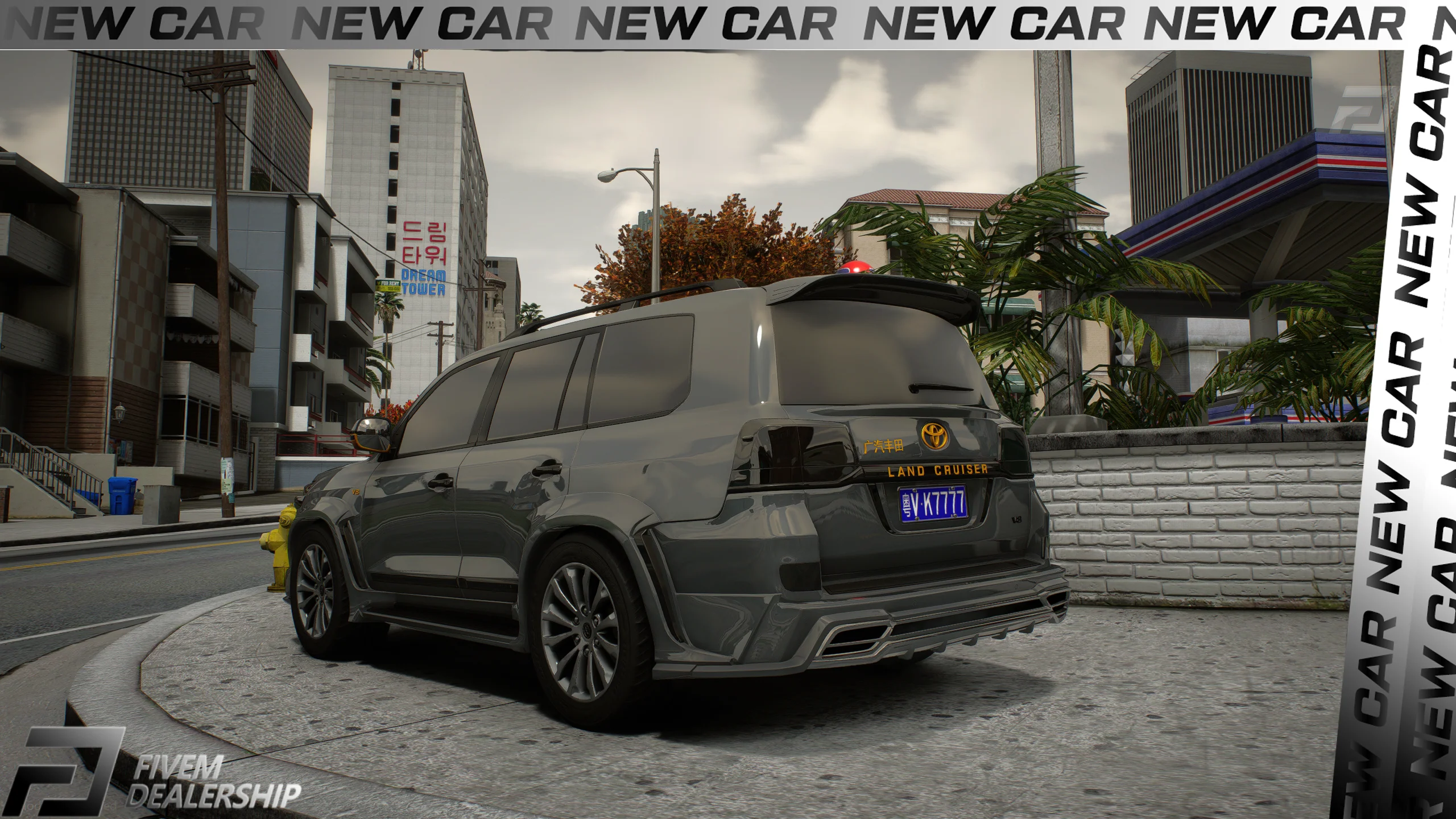 Top-tier gold WALD Toyota Land Cruiser - Image 3